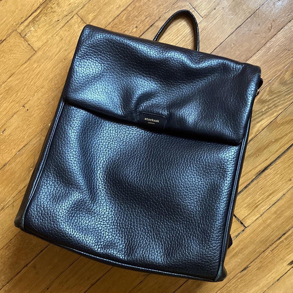 Storksak Genuine Leather Diaper Bag